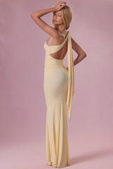Jersey Bridesmaid Dress in Butter Yellow
