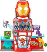 Marvel Iron Man and His Awesome Friends Iron Quarters Playset Hasbro