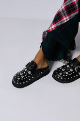 AZALEA WANG CHATTER FUR LINED MULE