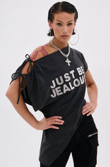 JUST BE JEALOUS OFF THE SHOULDER TEE