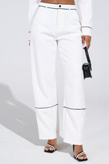 LISA CUFFED WOVEN PANT