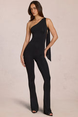 Modal One-Shoulder Jumpsuit in Black