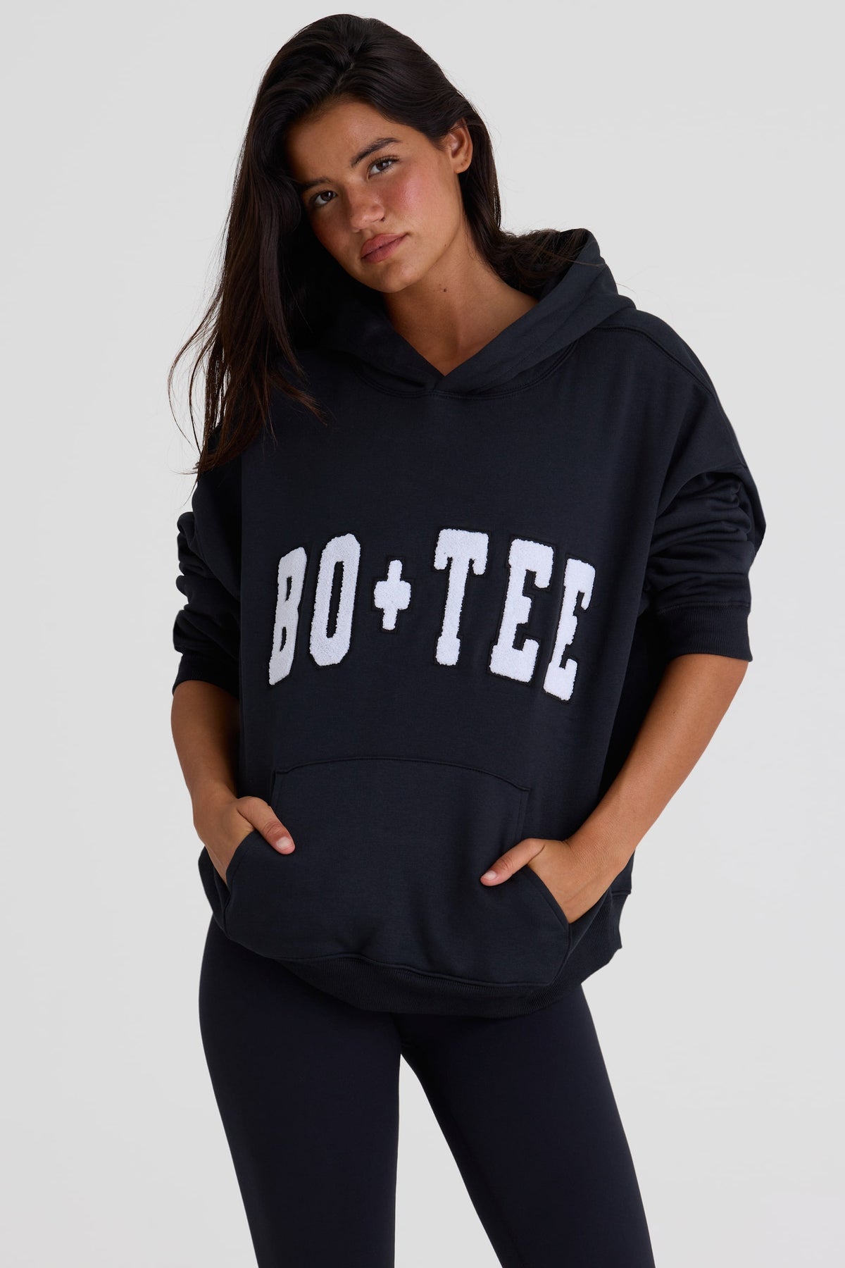 Oversized Hoodie  in Black