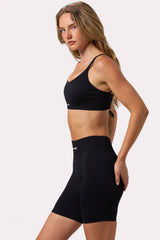FlexiRib Biker Shorts in Black