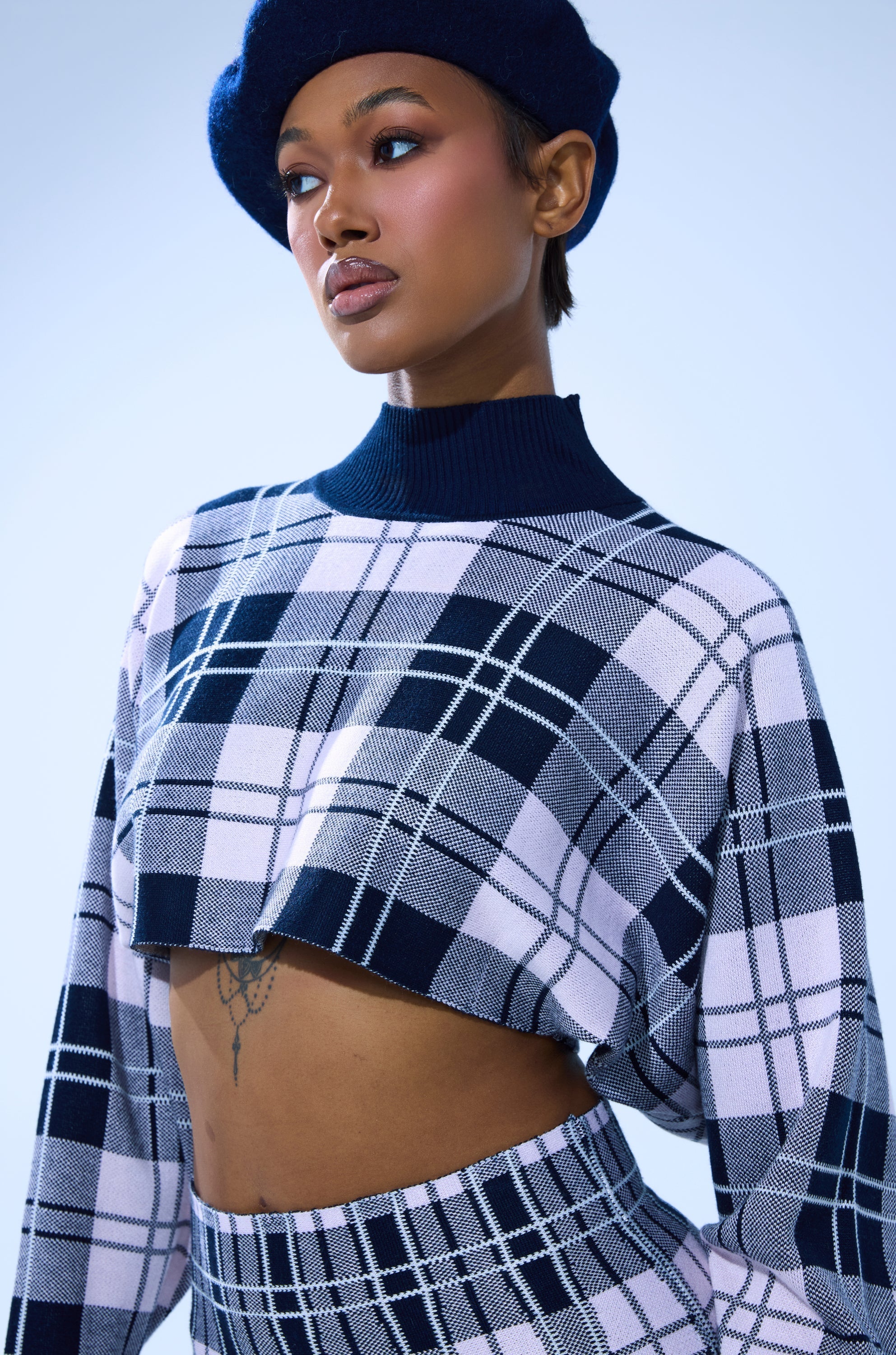 HOME FOR THE HOLIDAYS CROPPED SWEATER
