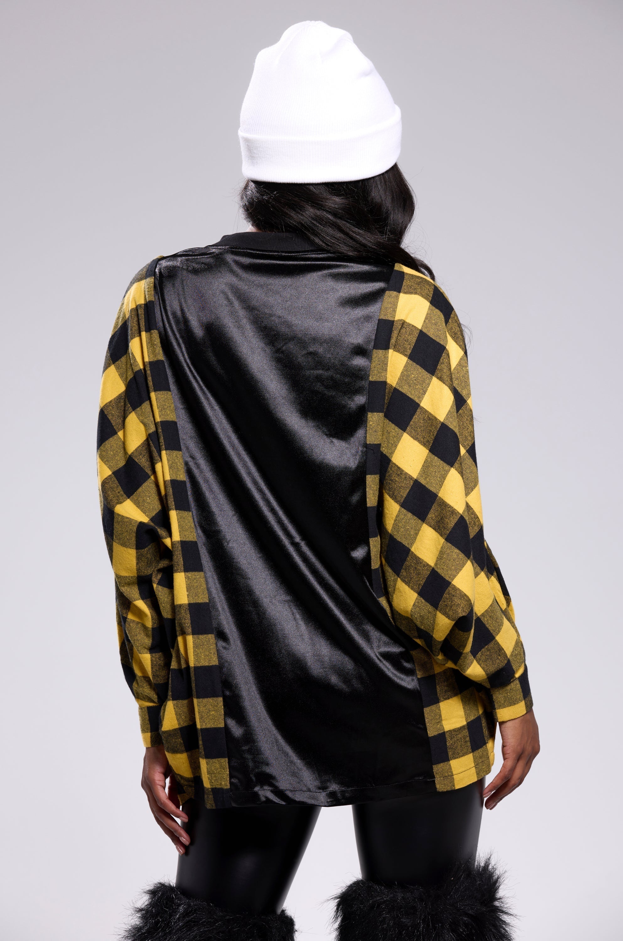 NEW CHAMP REBUILT JERSEY FLANNEL TOP