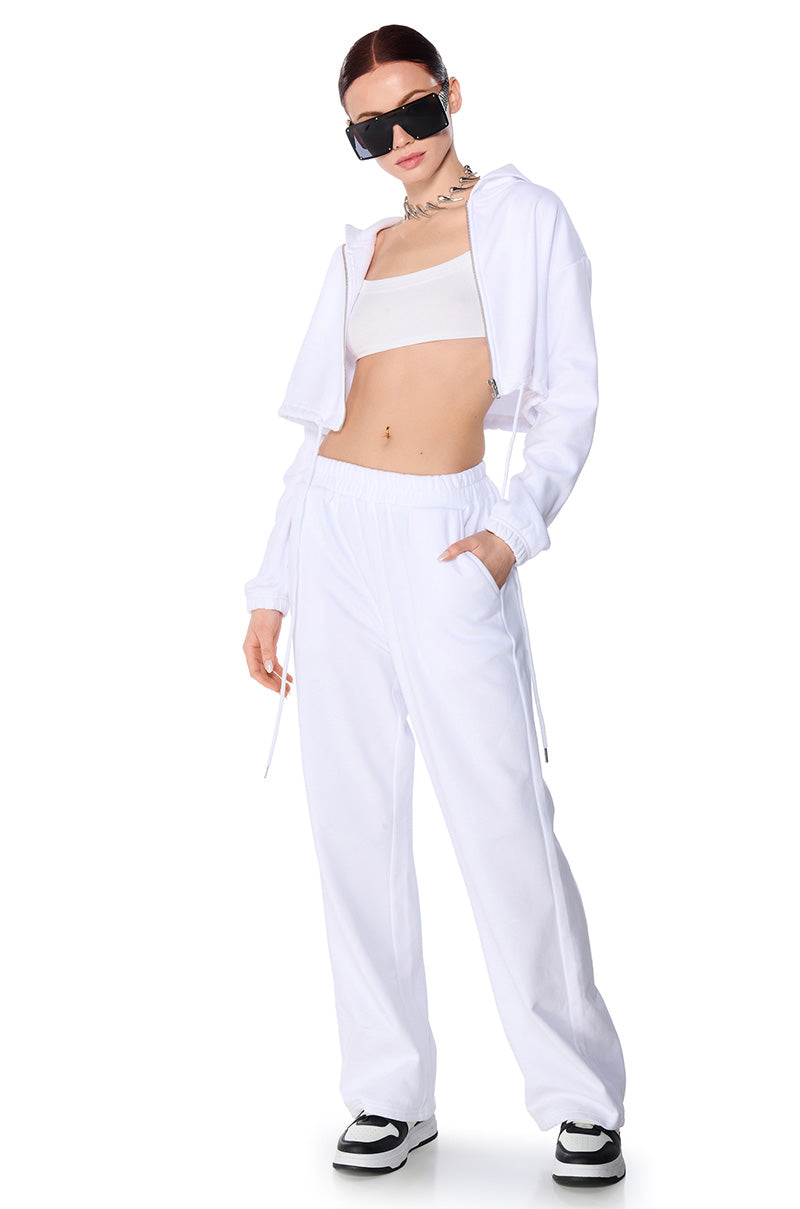 ARI DRAWSTRING WAIST HOODIE