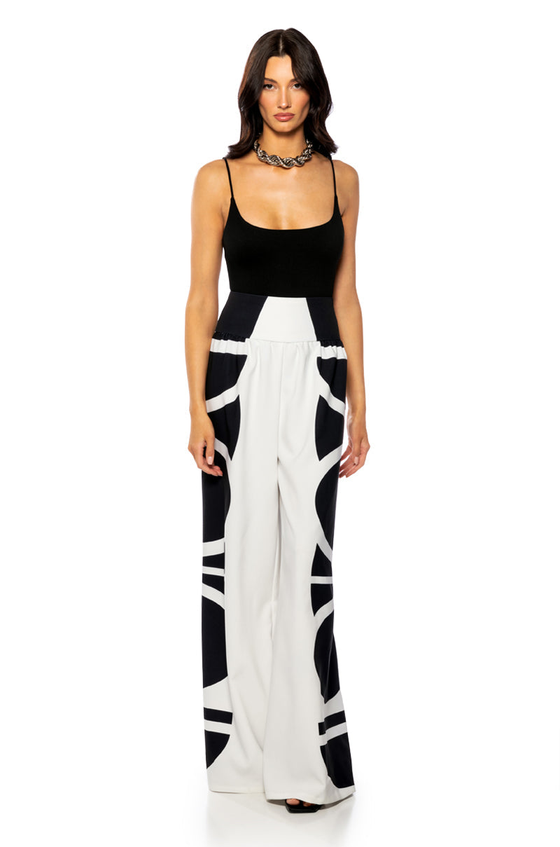 AT THE VILLA PALAZZO BANDED PANT