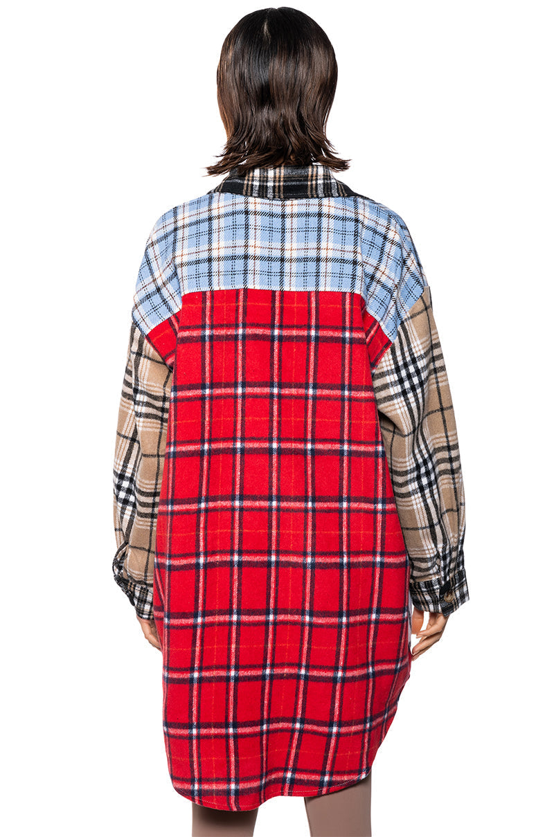 HOME BODY PATCHWORK FLANNEL