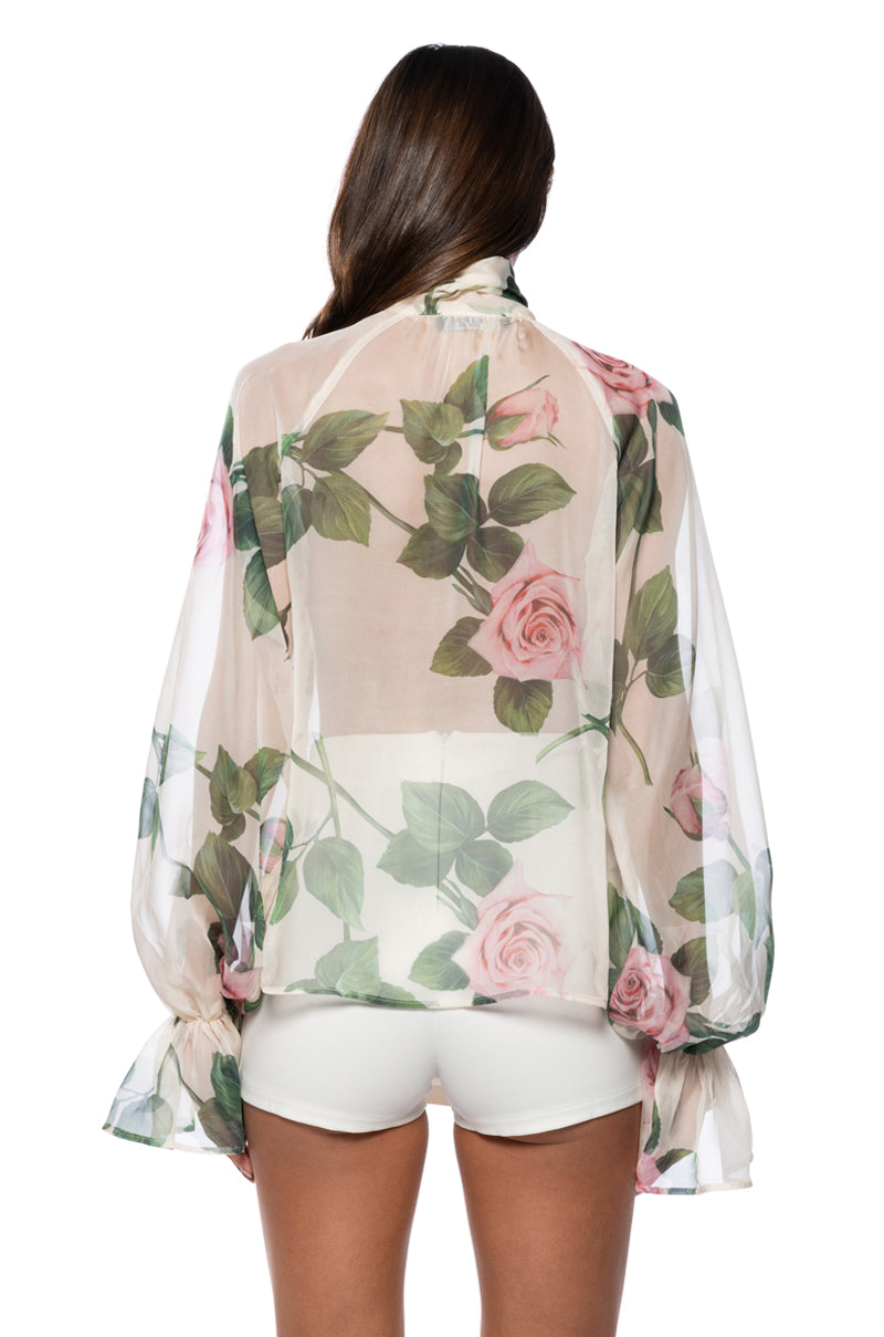 HOPELESS ROMANTIC SHEER BLOUSE