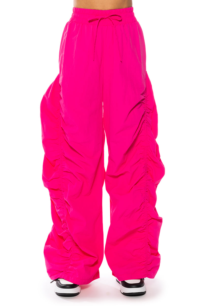 LOTTI RUCHED NYLON JOGGER
