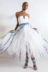 LOVE STORY MAXI TULLE DRESS
