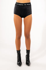 NOTHING TO WEAR HIGH WAISTED BOOTY SHORT