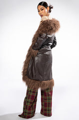PENNY LANE SHAGGY TRENCH COAT
